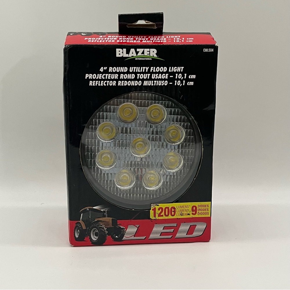 Blazer International - CWL504 - 4” Round Utility LED Flood Light 1200 Lumens